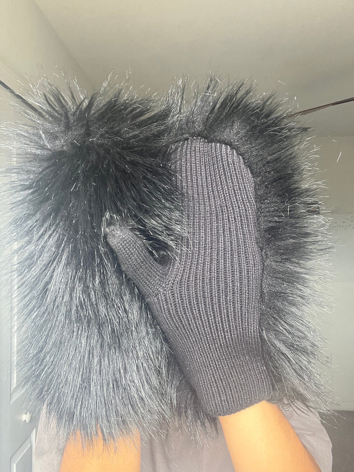 Yohji Yamamoto Faux Fur Gloves
