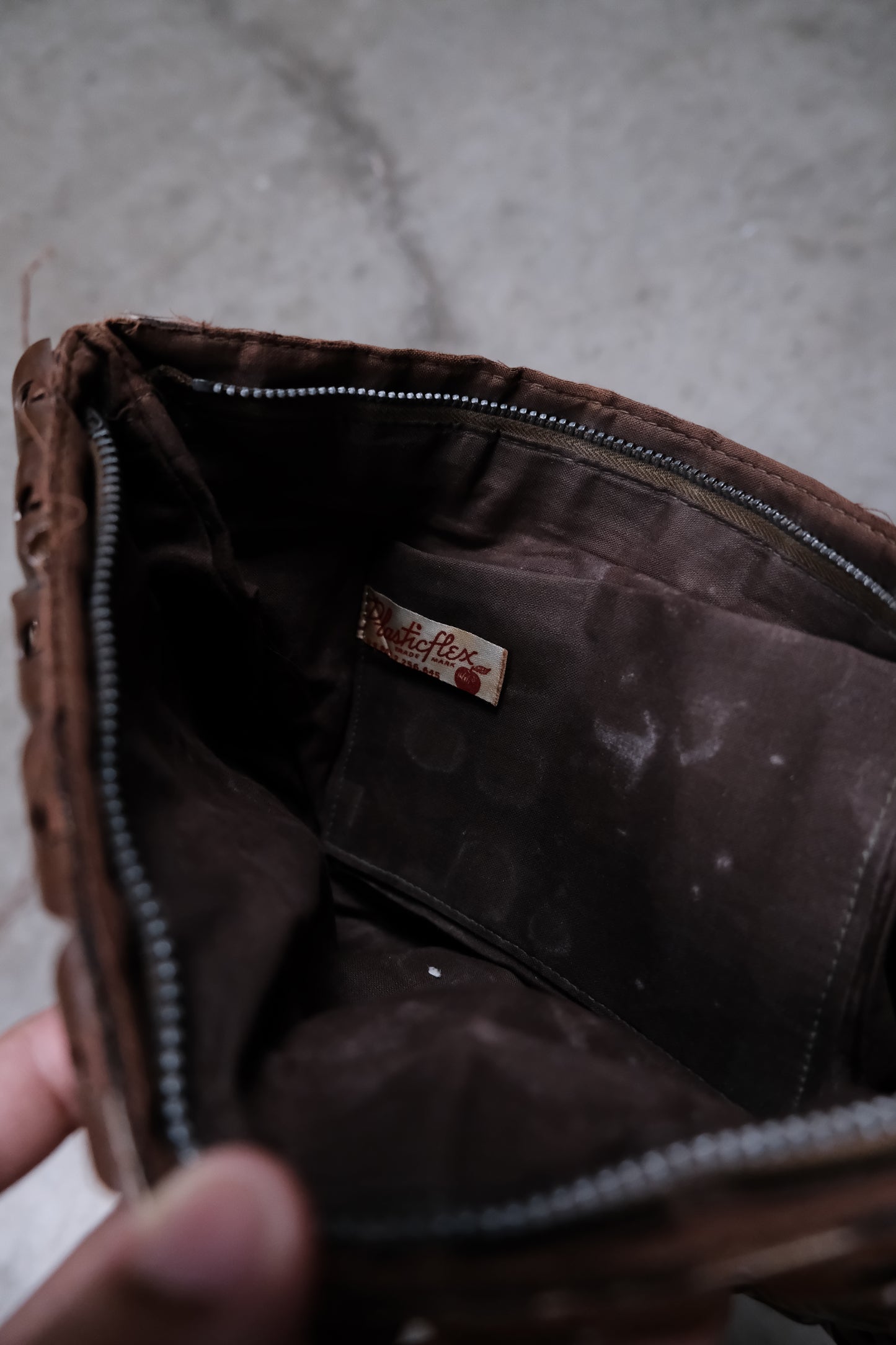 1940s PlasticFlex Chocolate Clutch