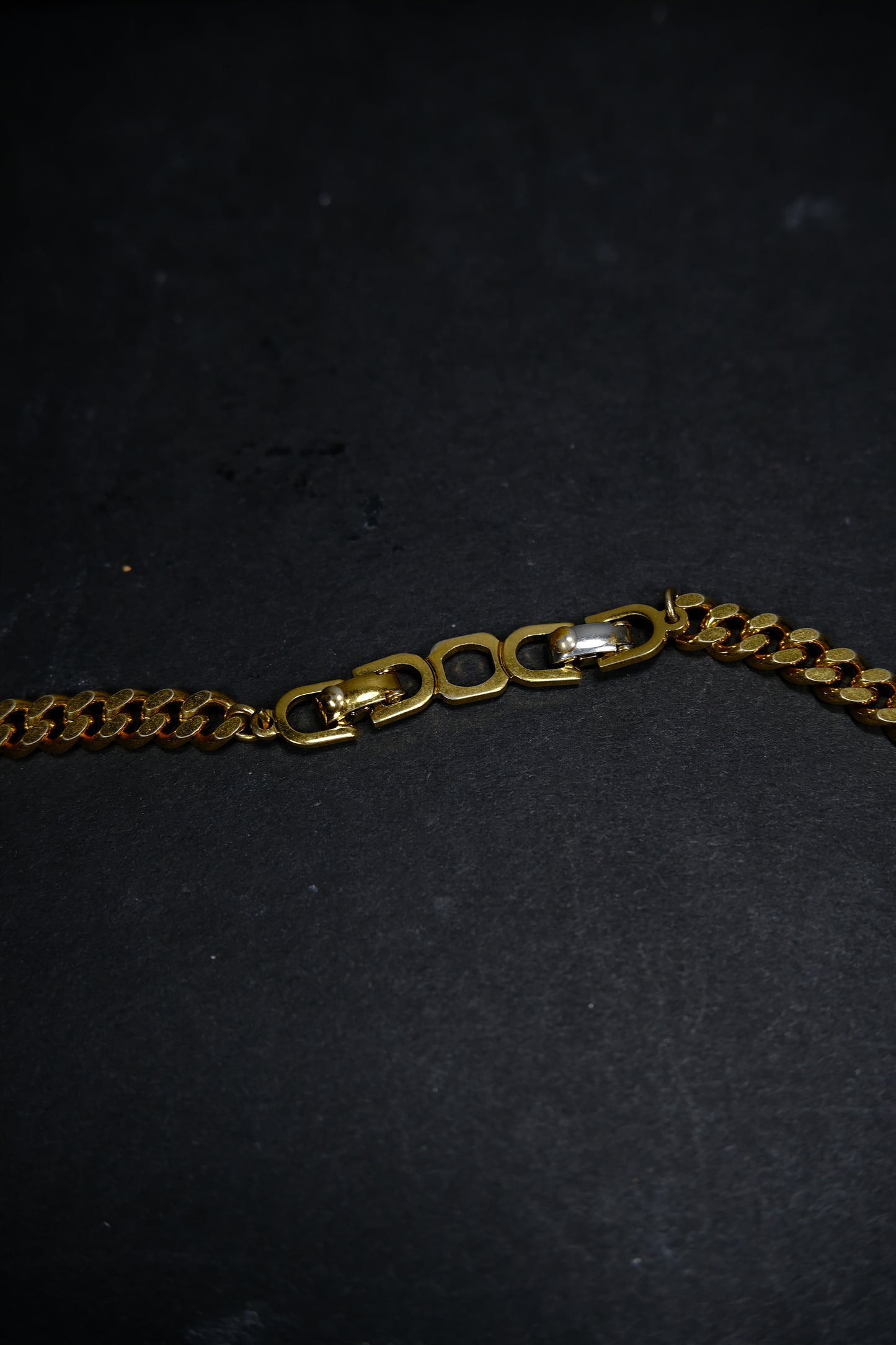 Dior Mini Swarovski Cuban Necklace