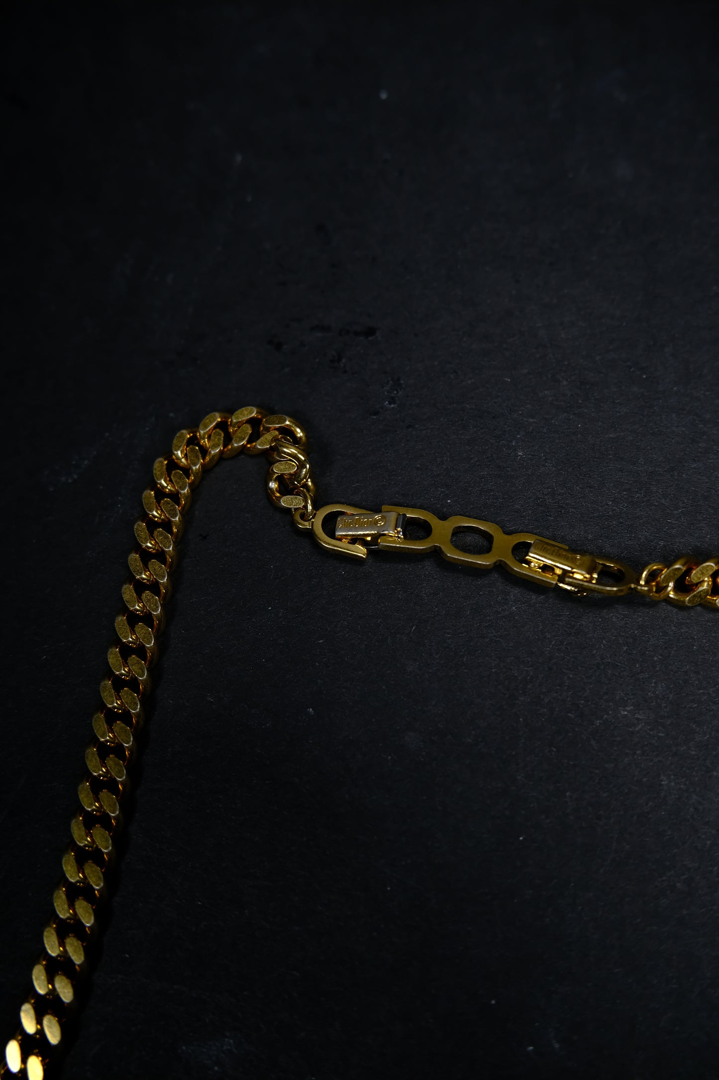 Dior Mini Swarovski Cuban Necklace