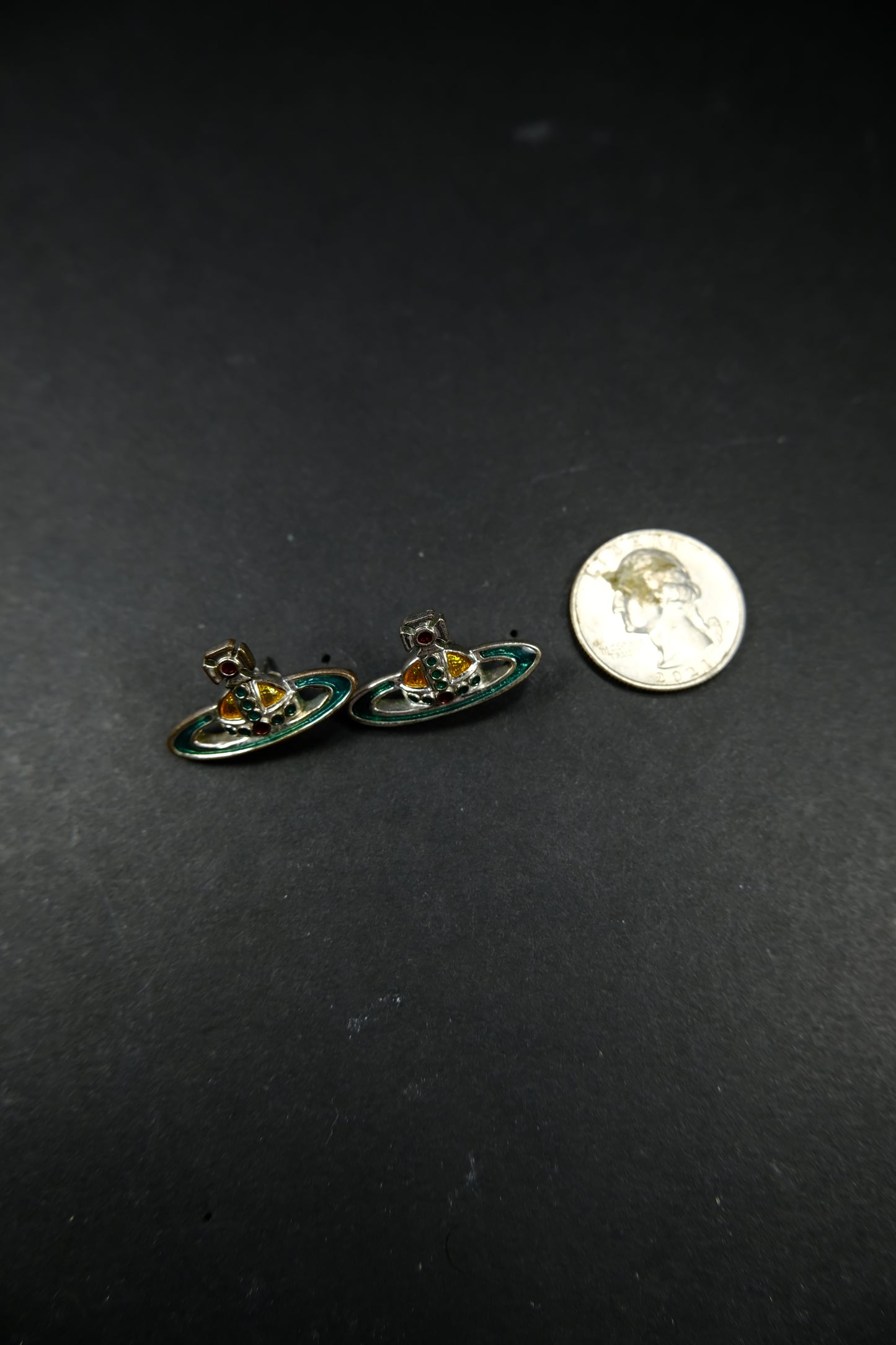 Vivienne Westwood Classic Saturn Earrings