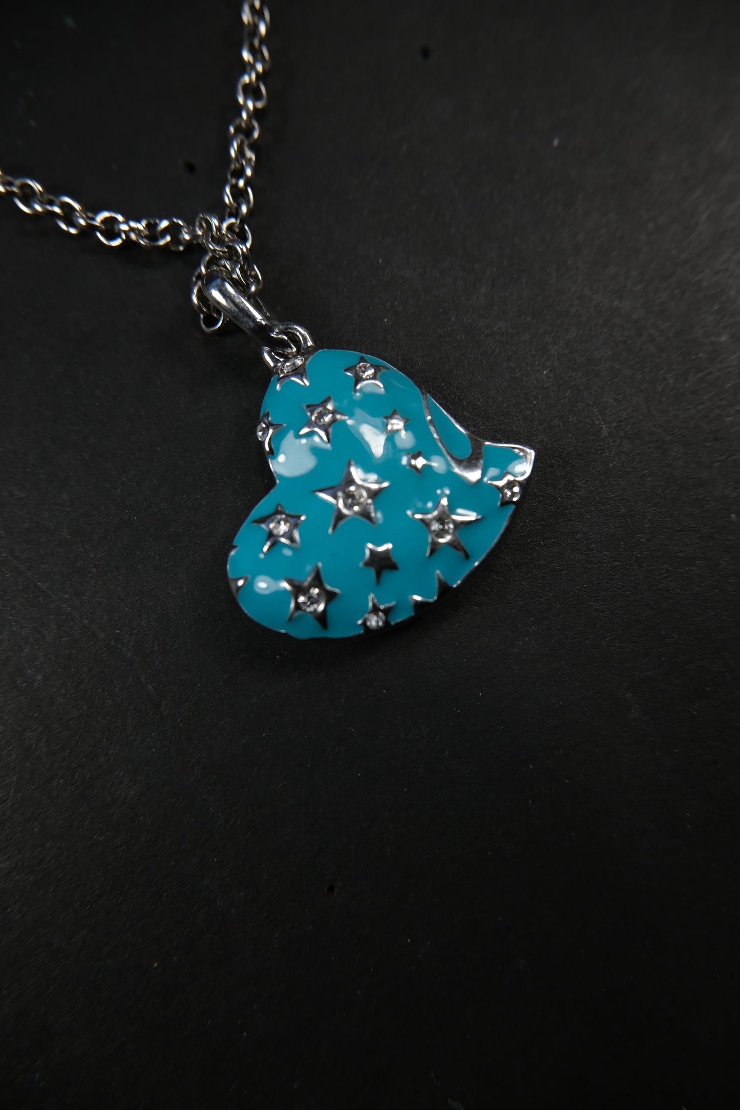 Vivienne Westwood Blue Heart Necklace