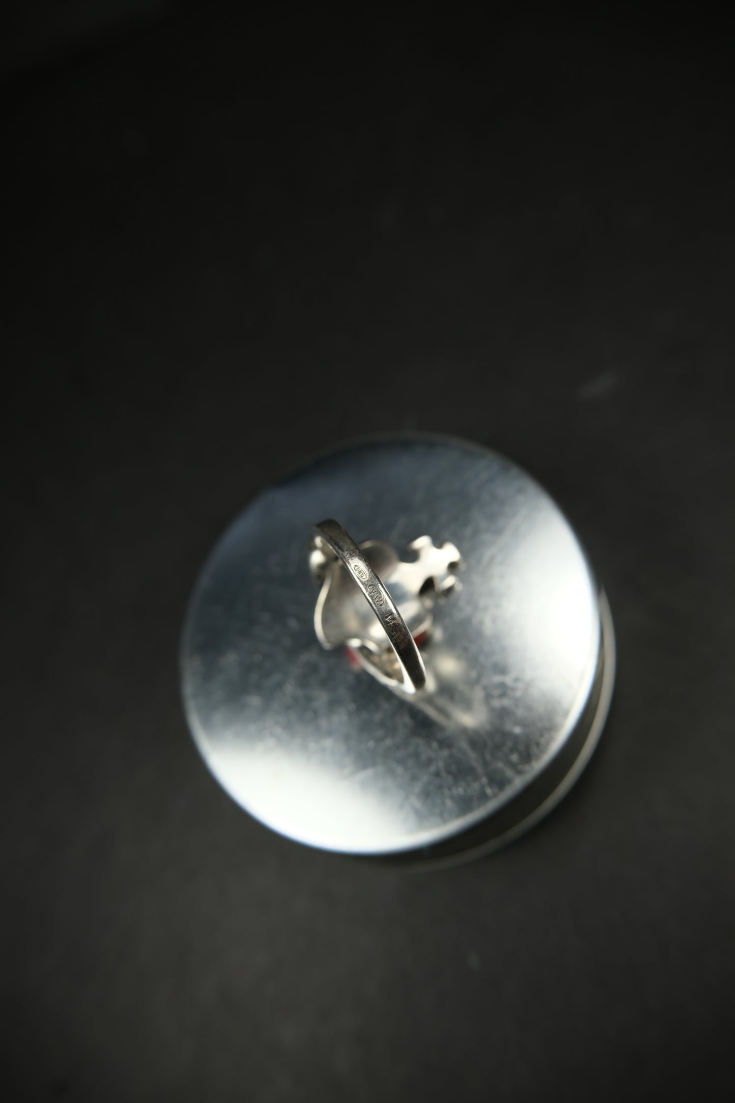 Vivienne Westwood 2002 Silver Diamante Ring