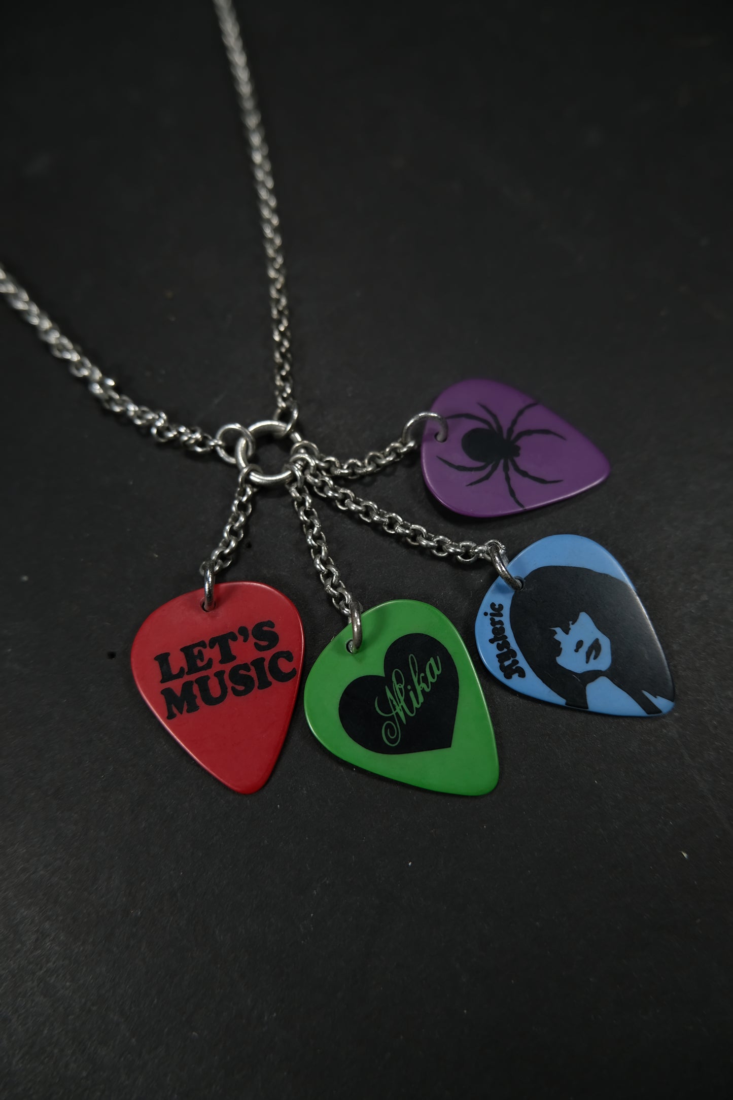 Hysteric Glamour Guitar Pick Necklace