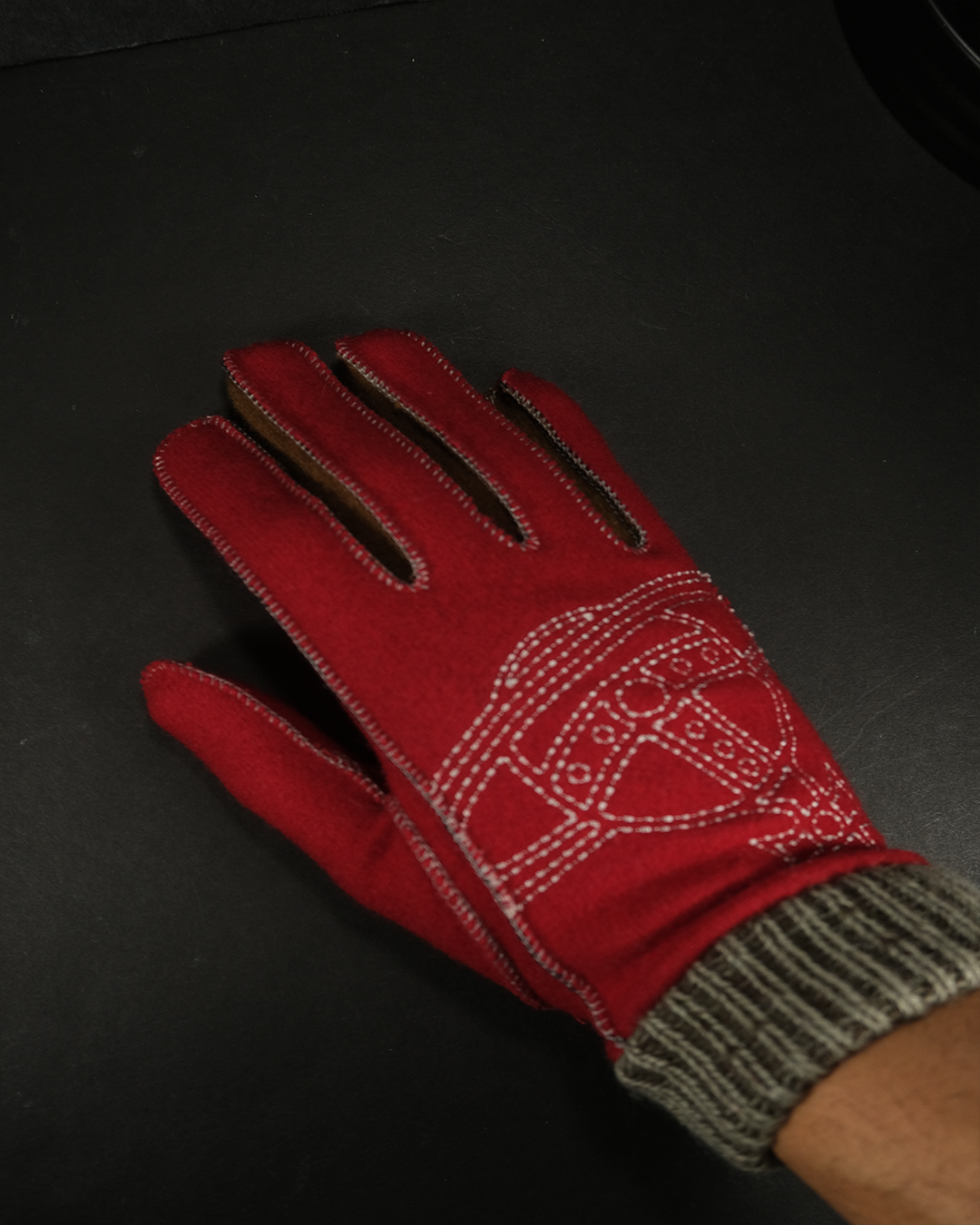 Vivienne Westwood Embroidered Wool Gloves