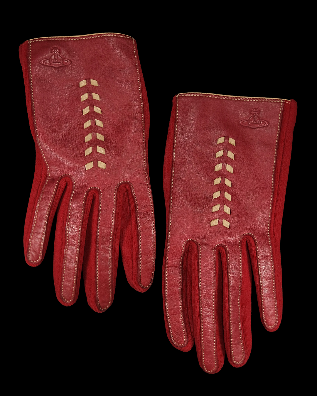 Vivienne Westwood Leather Racer Gloves