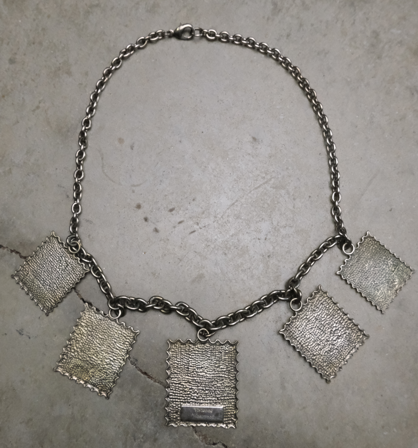 Vivienne Westwood Late 90s Stamp Necklace