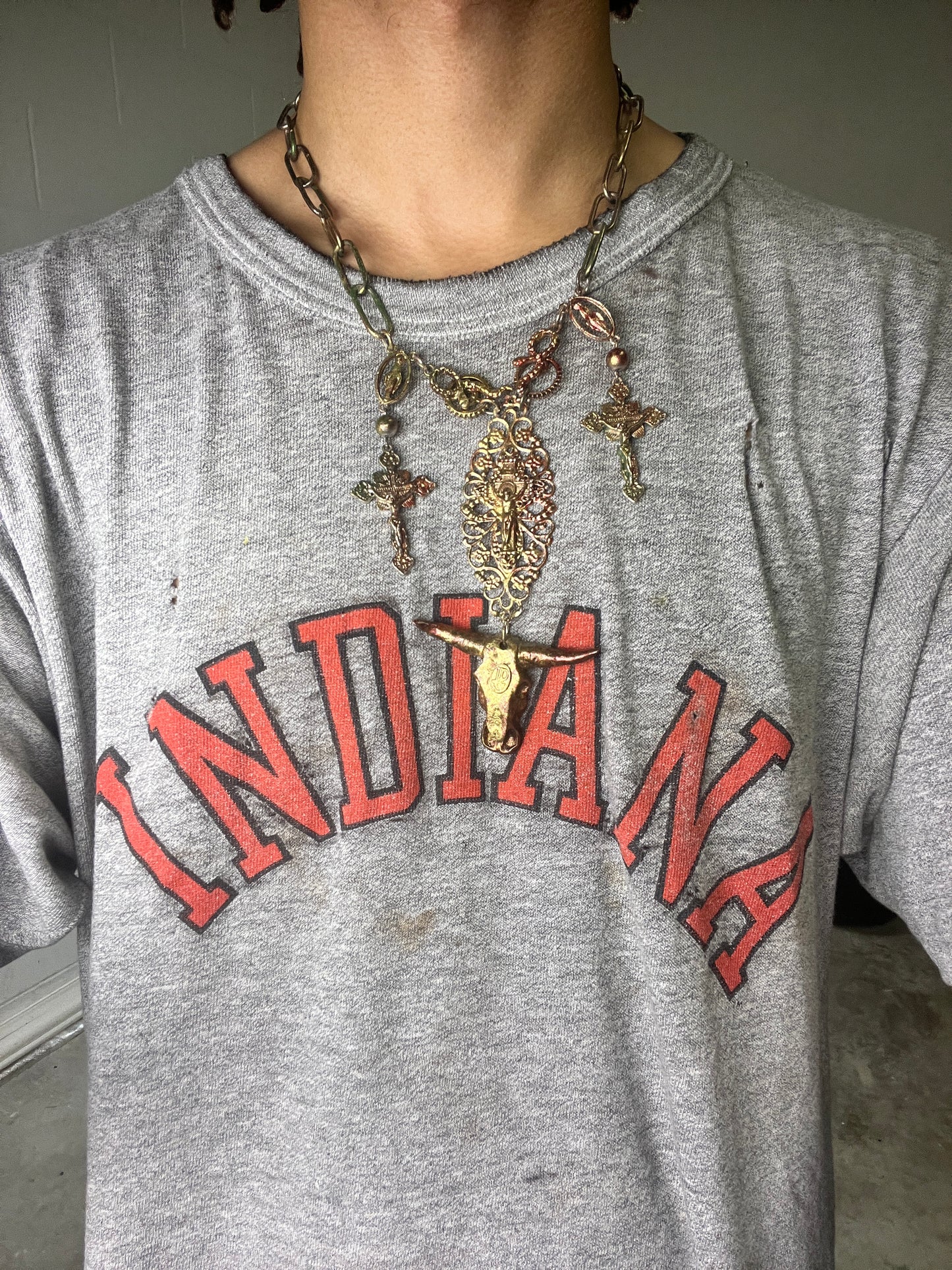 Jean Paul Gaultier 90s Bull Sample Necklace