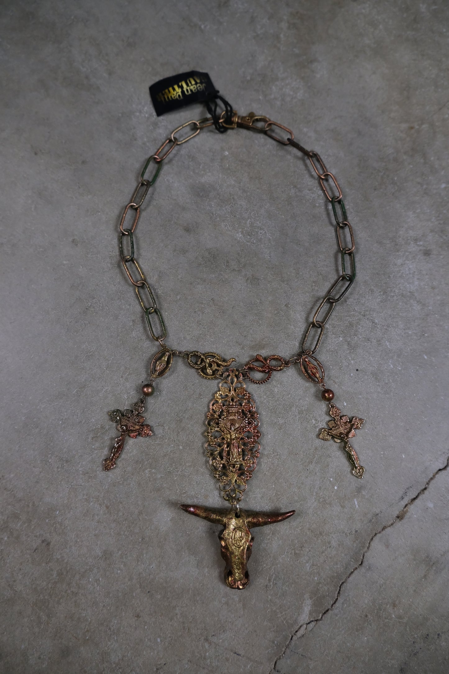 Jean Paul Gaultier 90s Bull Sample Necklace