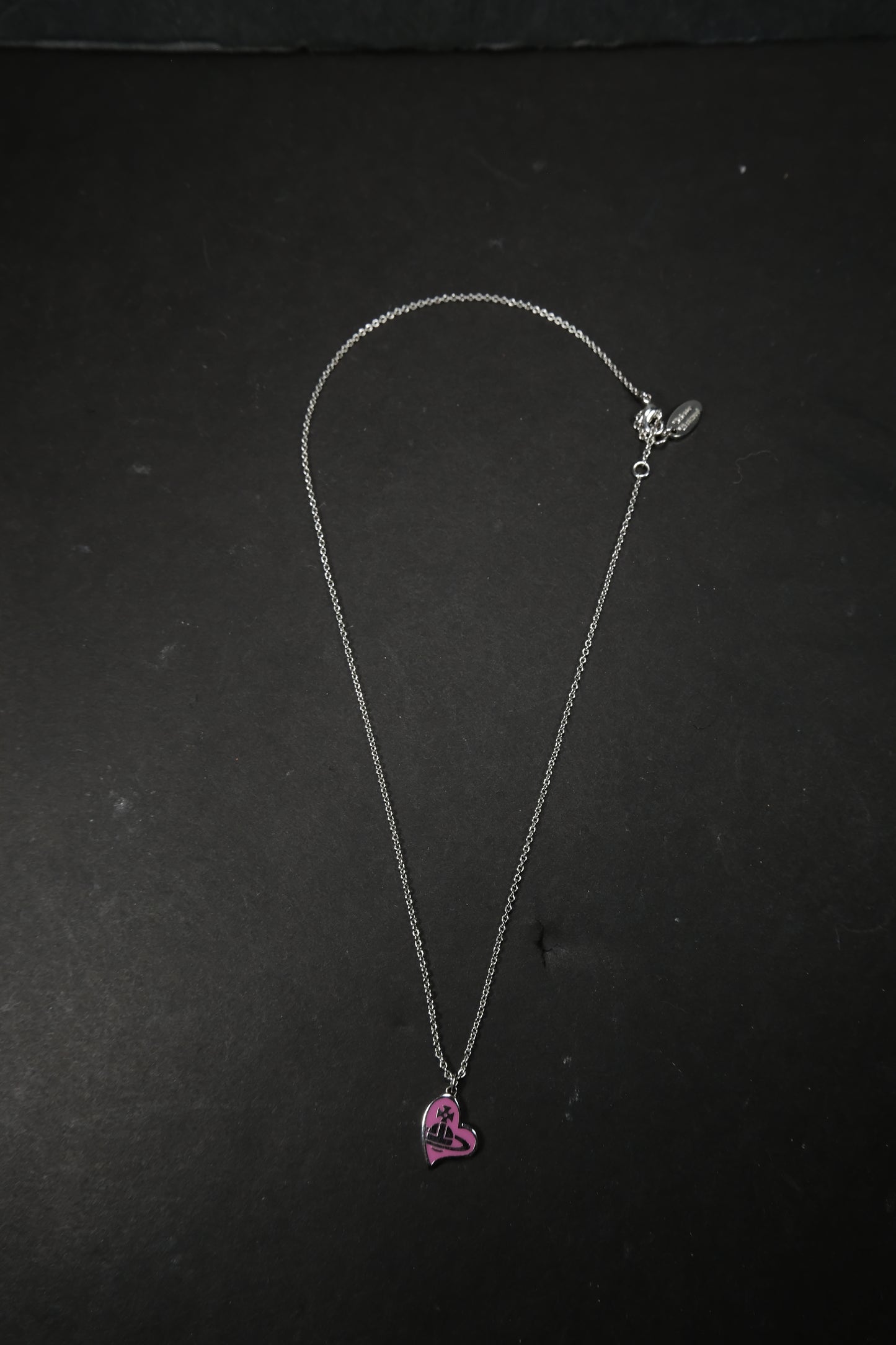 Vivienne Westwood 2012 Pink Heart Necklace