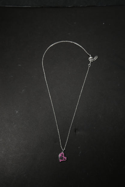 Vivienne Westwood 2012 Pink Heart Necklace