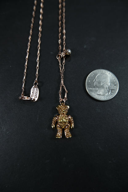 Vivienne Westwood Rose Gold Bear Necklace