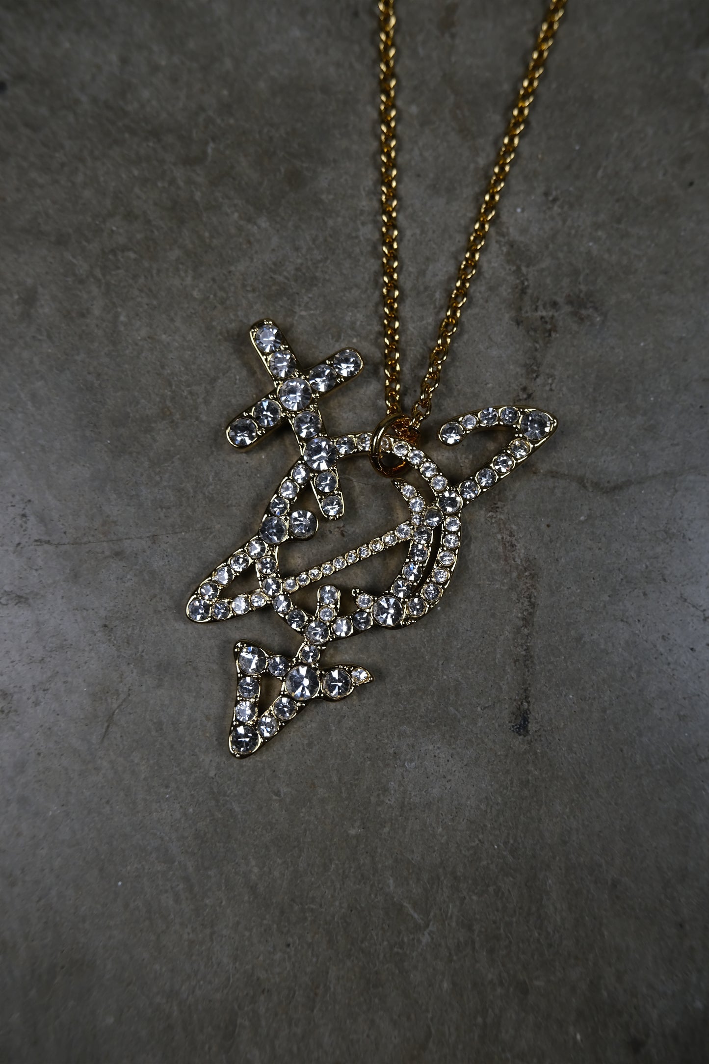 Vivienne Westwood Gold Outline Necklace