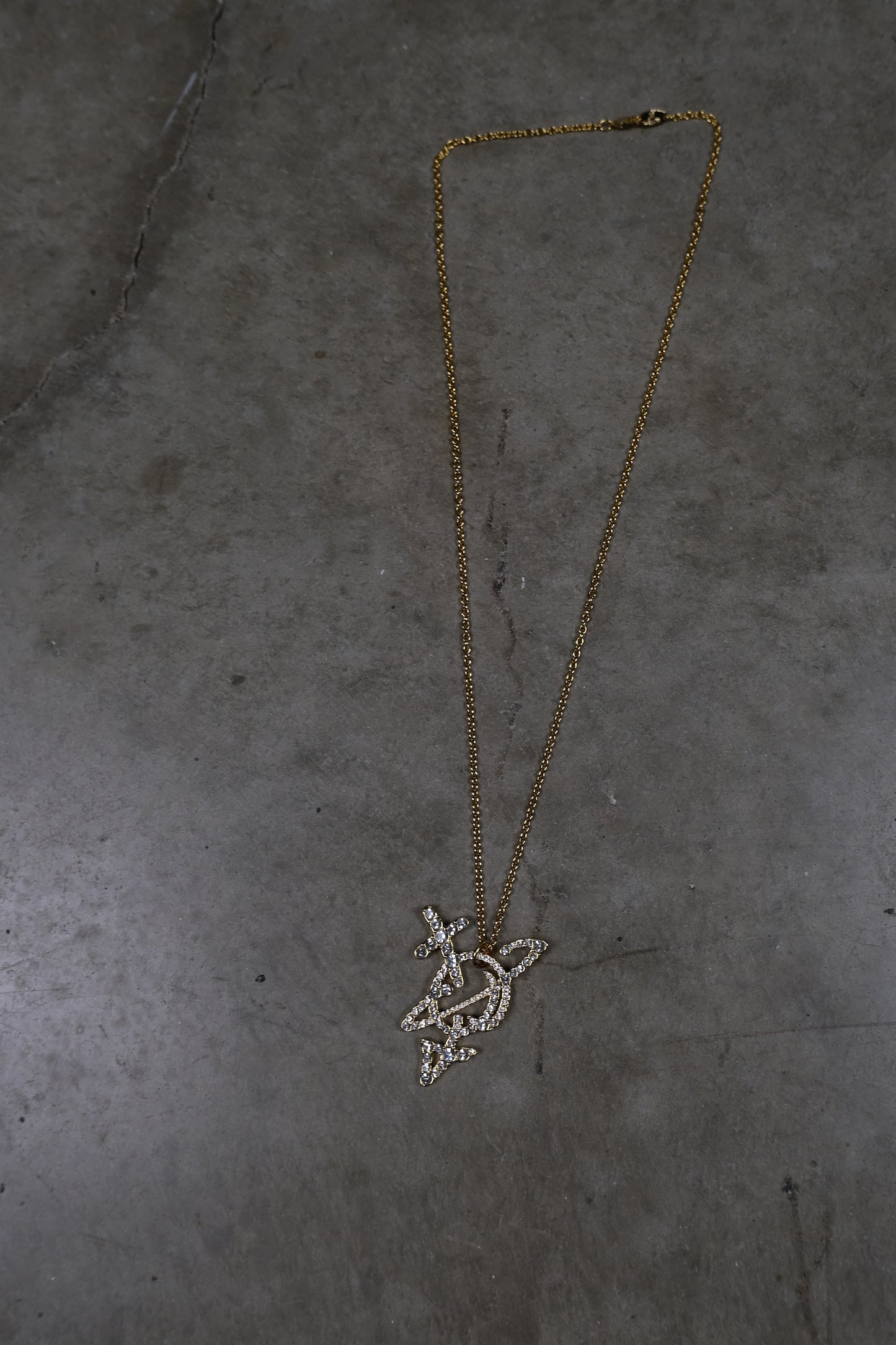 Vivienne Westwood Gold Outline Necklace