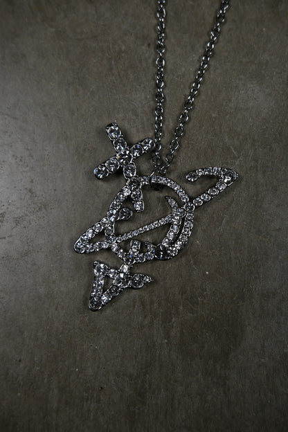 Vivienne Westwood Silver Outline Necklace