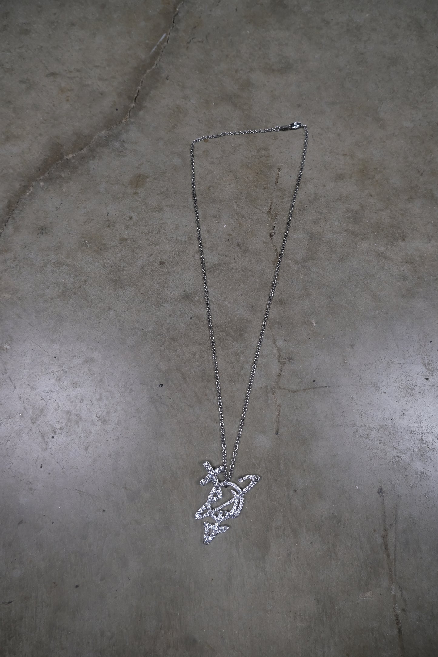 Vivienne Westwood Silver Outline Necklace