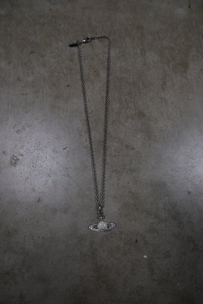 Vivienne Westwood Milky Hologram Logo Necklace