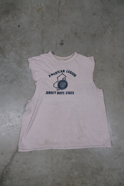 1970s Vintage New Jersey American Legion Tank Top