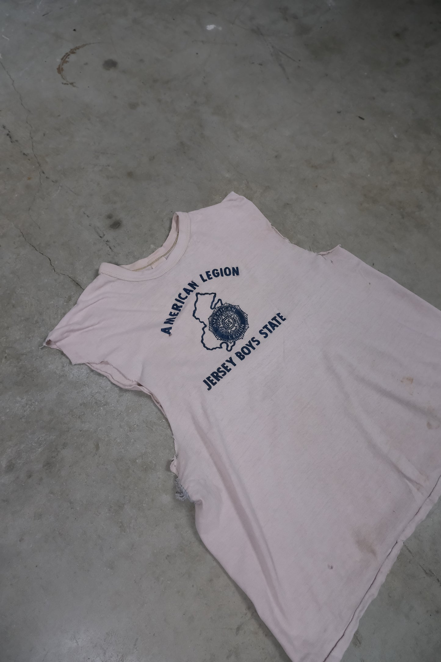 1970s Vintage New Jersey American Legion Tank Top