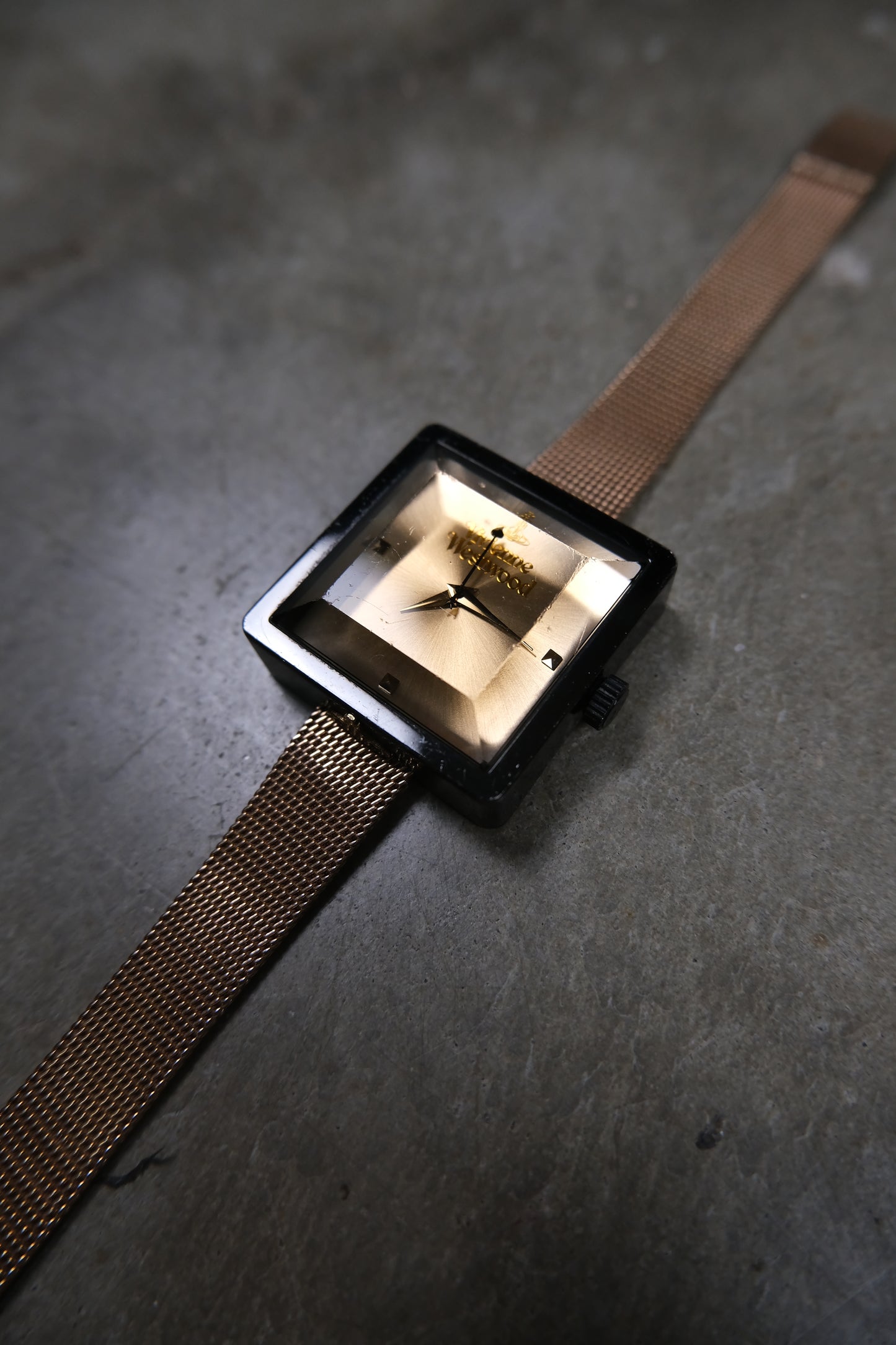 Vivienne Westwood Golden Sqaure Watch