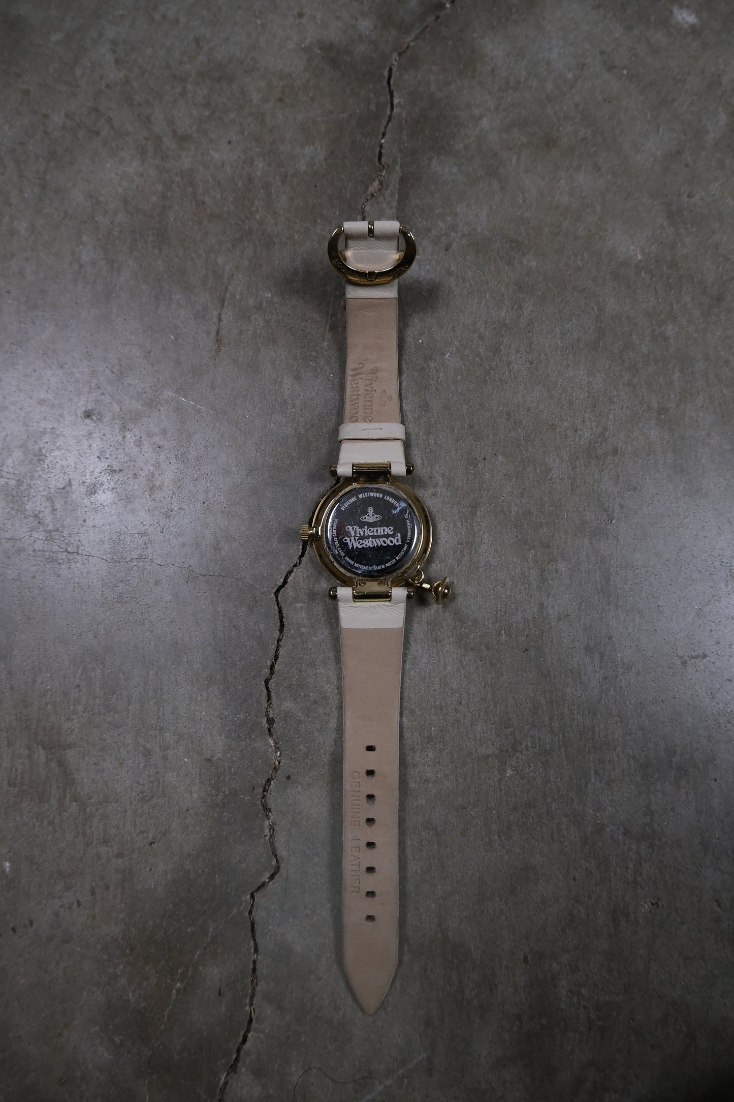 Vivienne Westwood White Embossed Watch