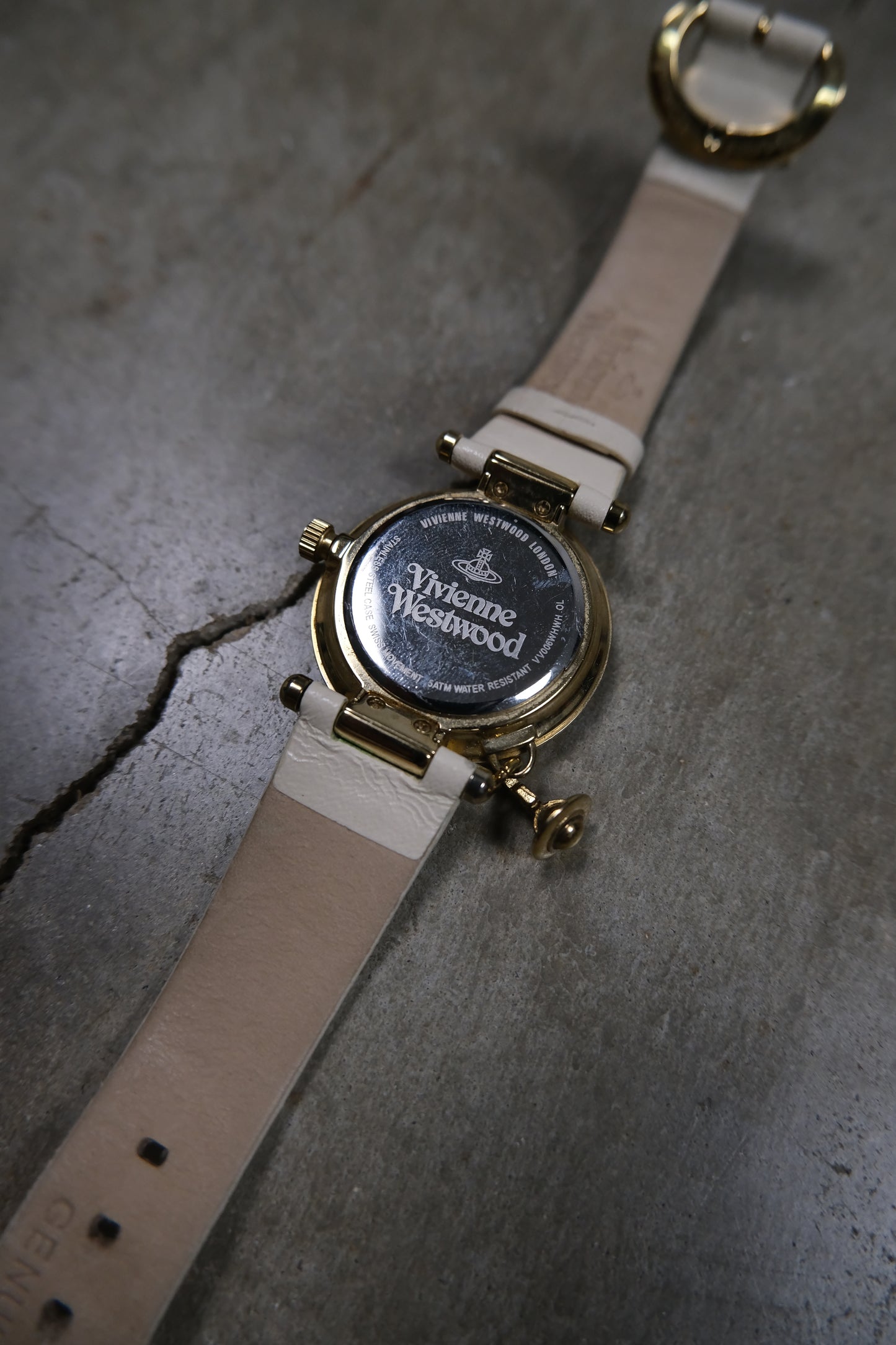 Vivienne Westwood White Embossed Watch