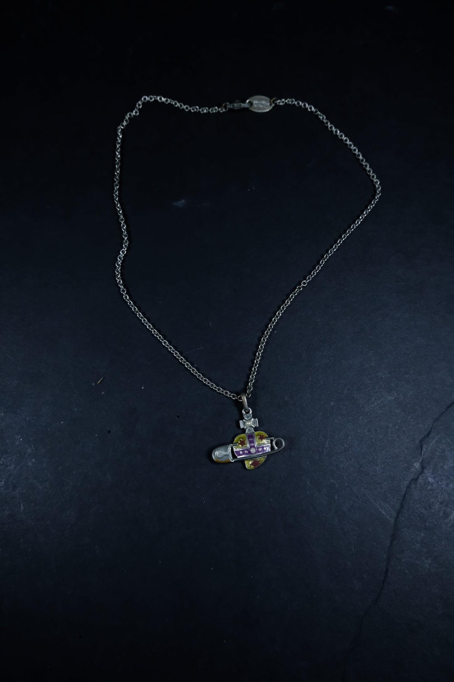 Vivienne Westwood Heart Pin Necklace