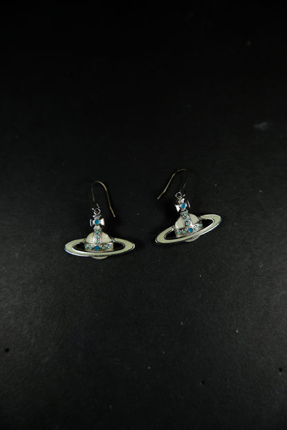 Vivienne Westwood Classic Saturn Mint Earrings