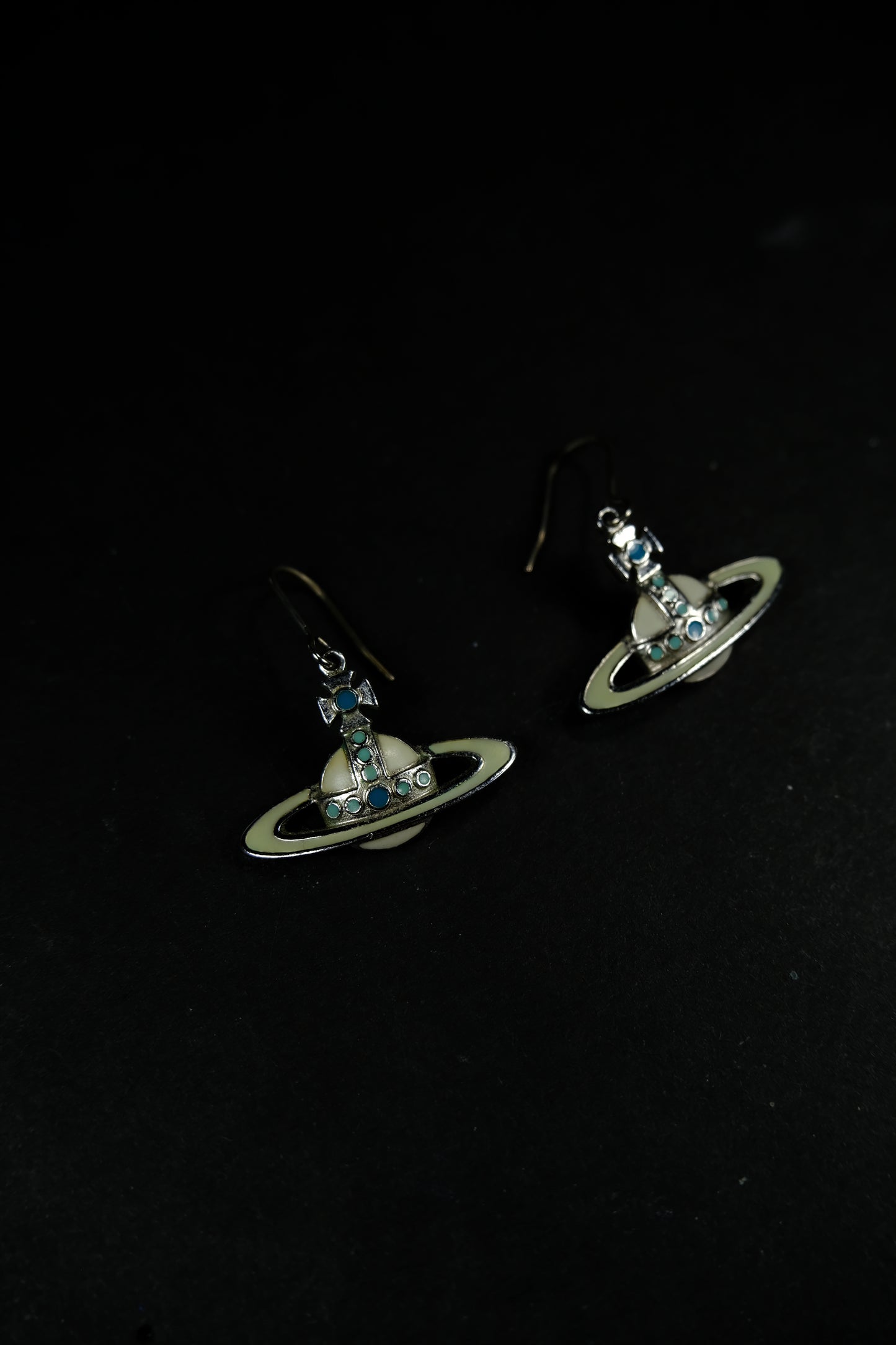 Vivienne Westwood Classic Saturn Mint Earrings