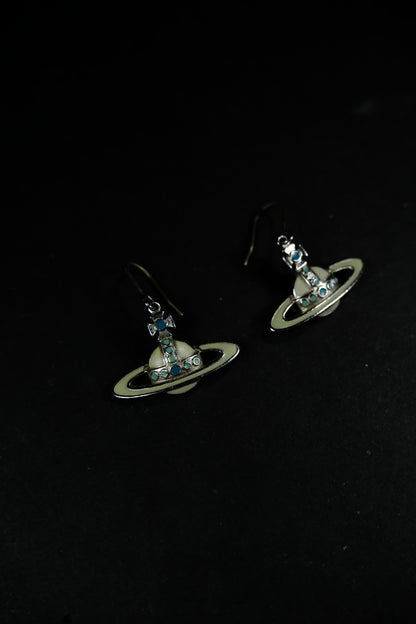 Vivienne Westwood Classic Saturn Mint Earrings