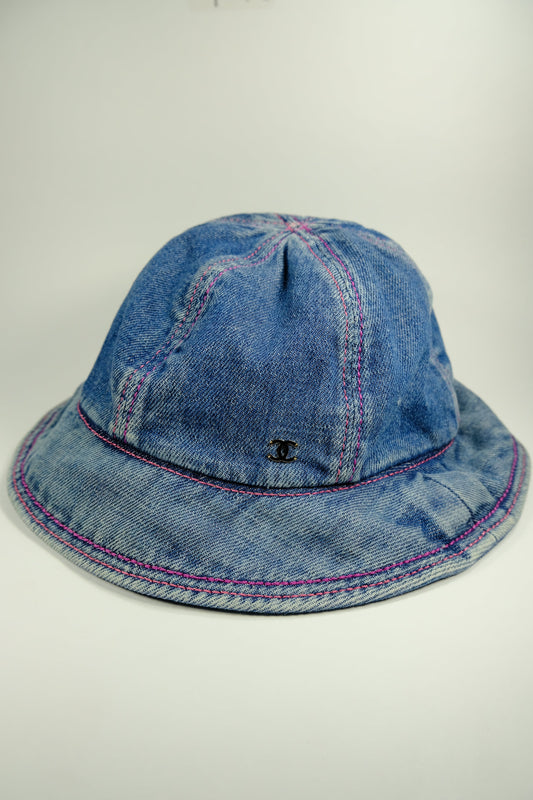 Chanel Denim Bucket Hat