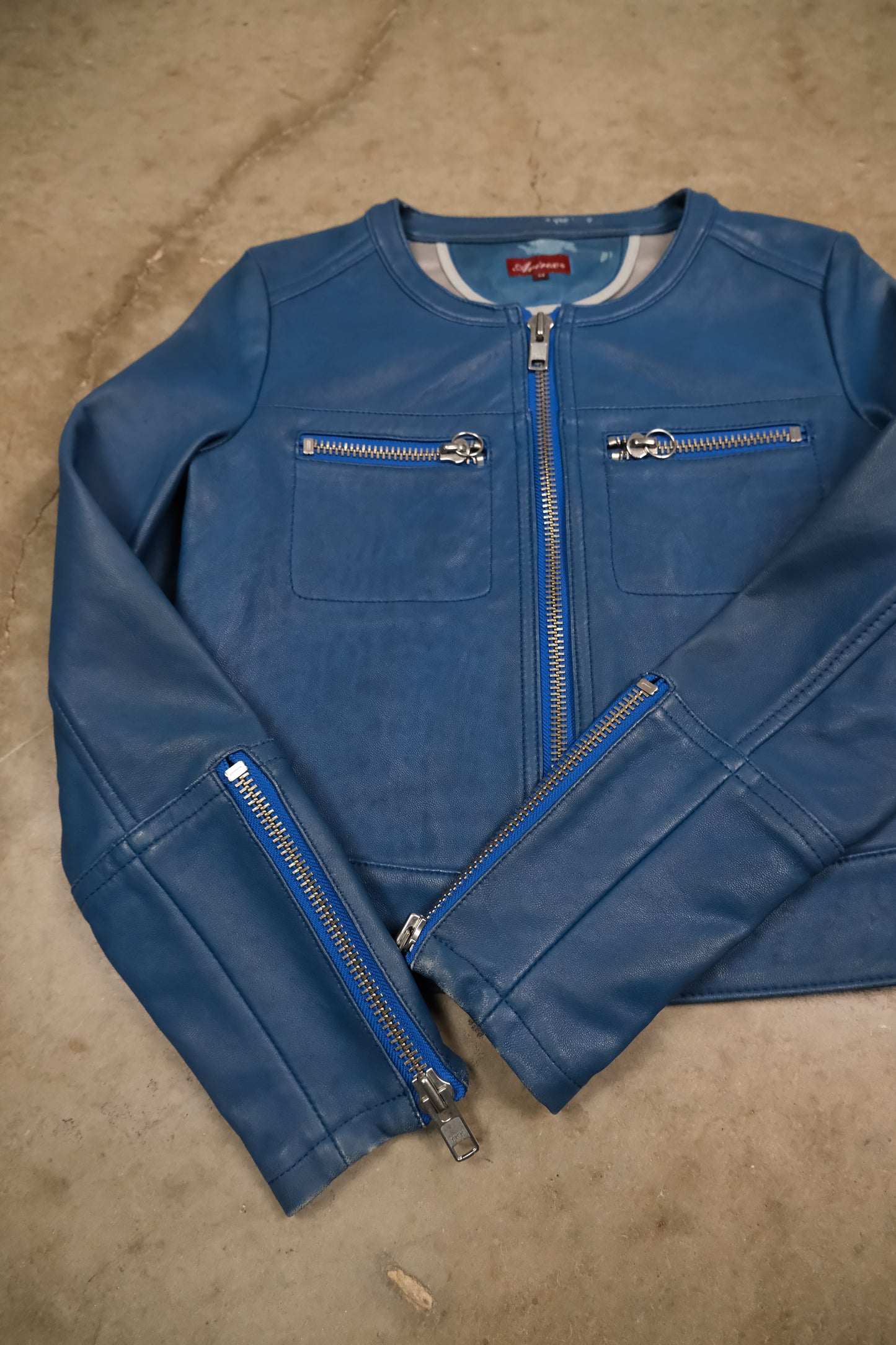 Vintage Avirex Moto Jacket (M)