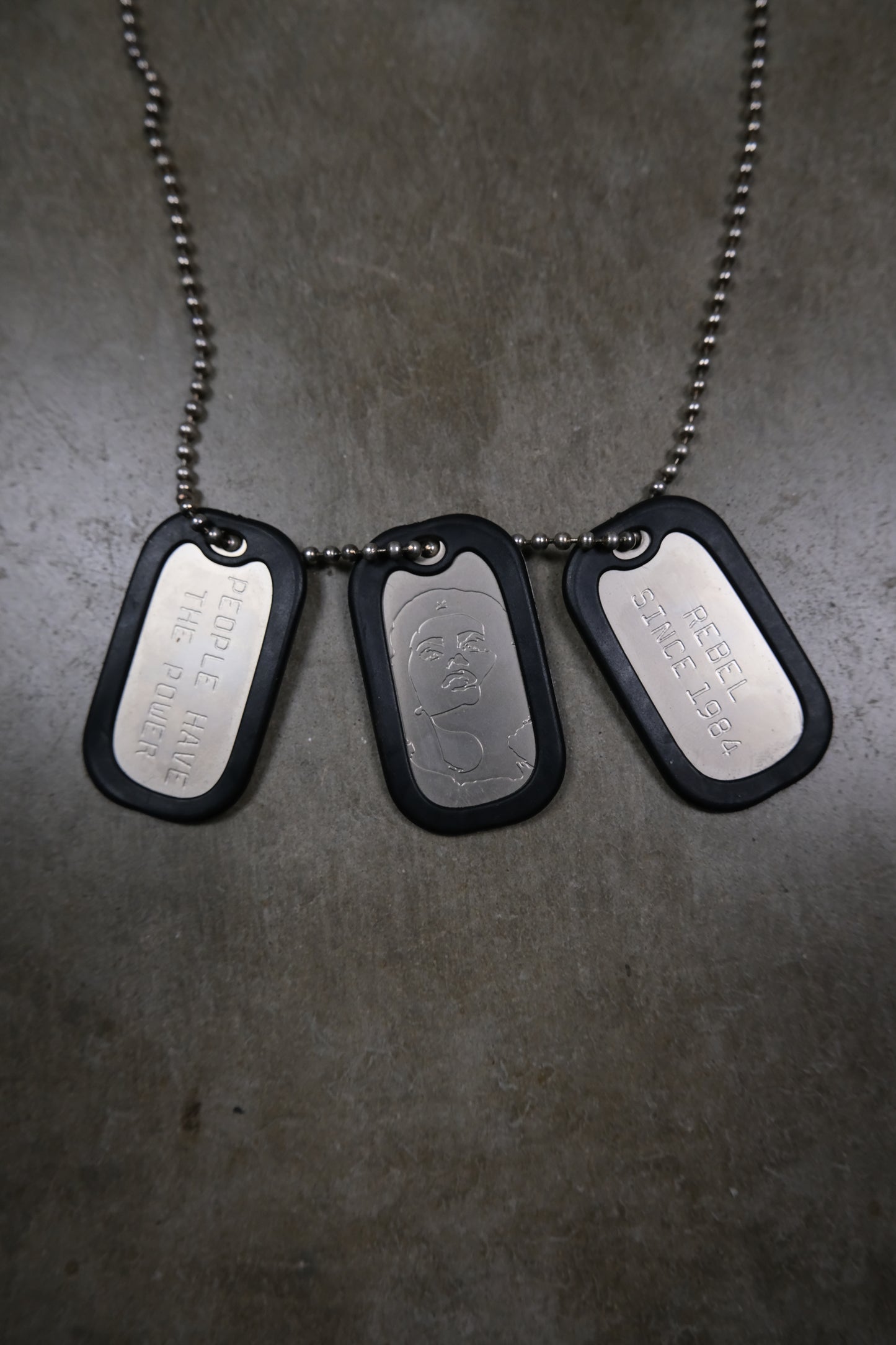Hysteric Glamour Che Guevara Dog Tag Necklace