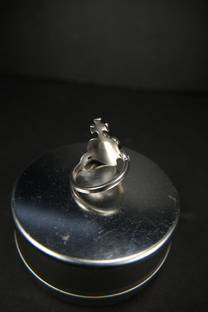 Vivienne Westwood 2002 Silver Diamante Ring