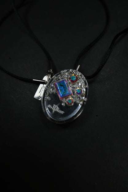 Dior Limited Edition Cristal Boreal Oval Lip Gloss Pendant