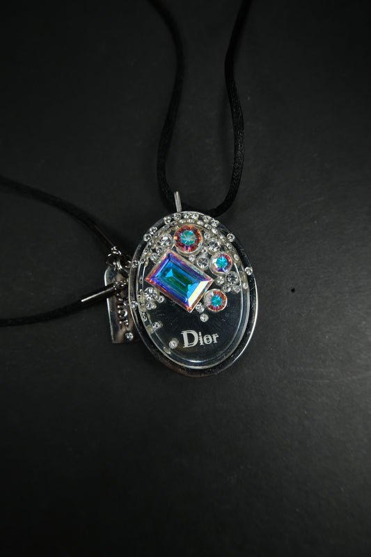 Dior Limited Edition Cristal Boreal Oval Lip Gloss Pendant