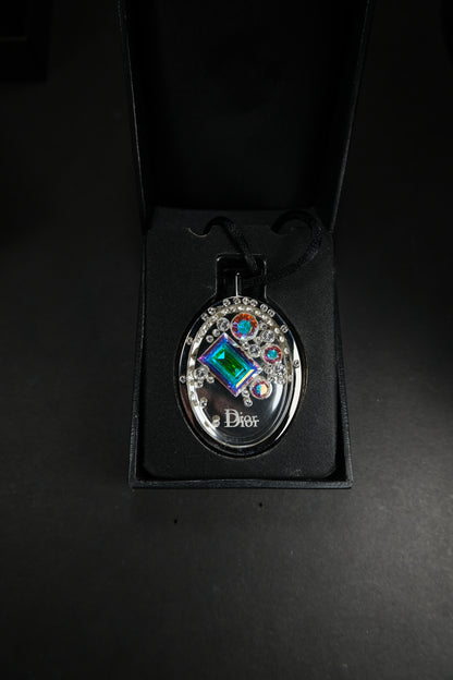 Dior Limited Edition Cristal Boreal Oval Lip Gloss Pendant
