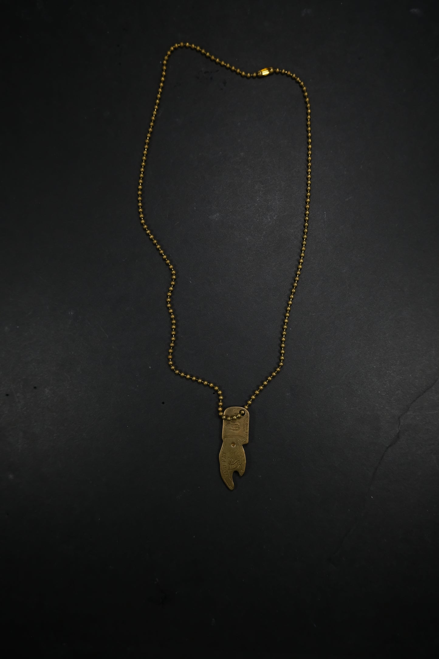 Hysteric Glamour Pointer Necklace
