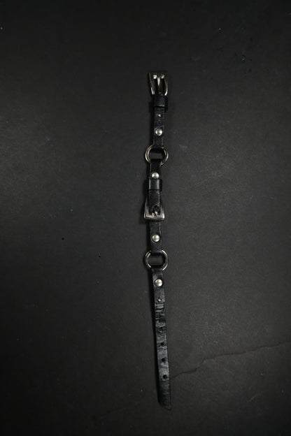 Dior Bondage Leather Bracelet