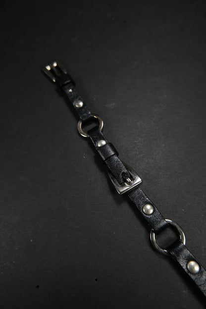 Dior Bondage Leather Bracelet