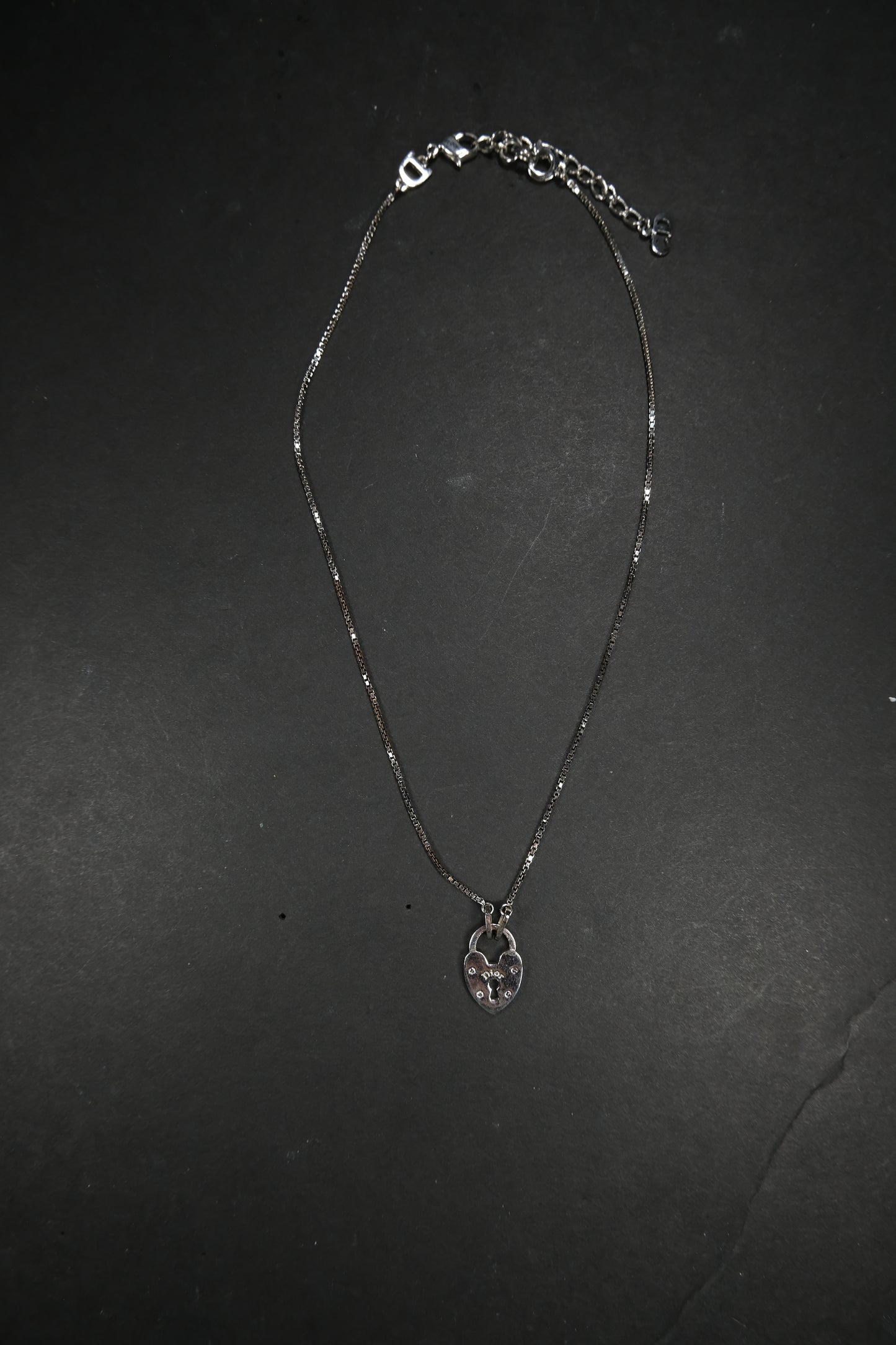 Dior Locked Heart Necklace