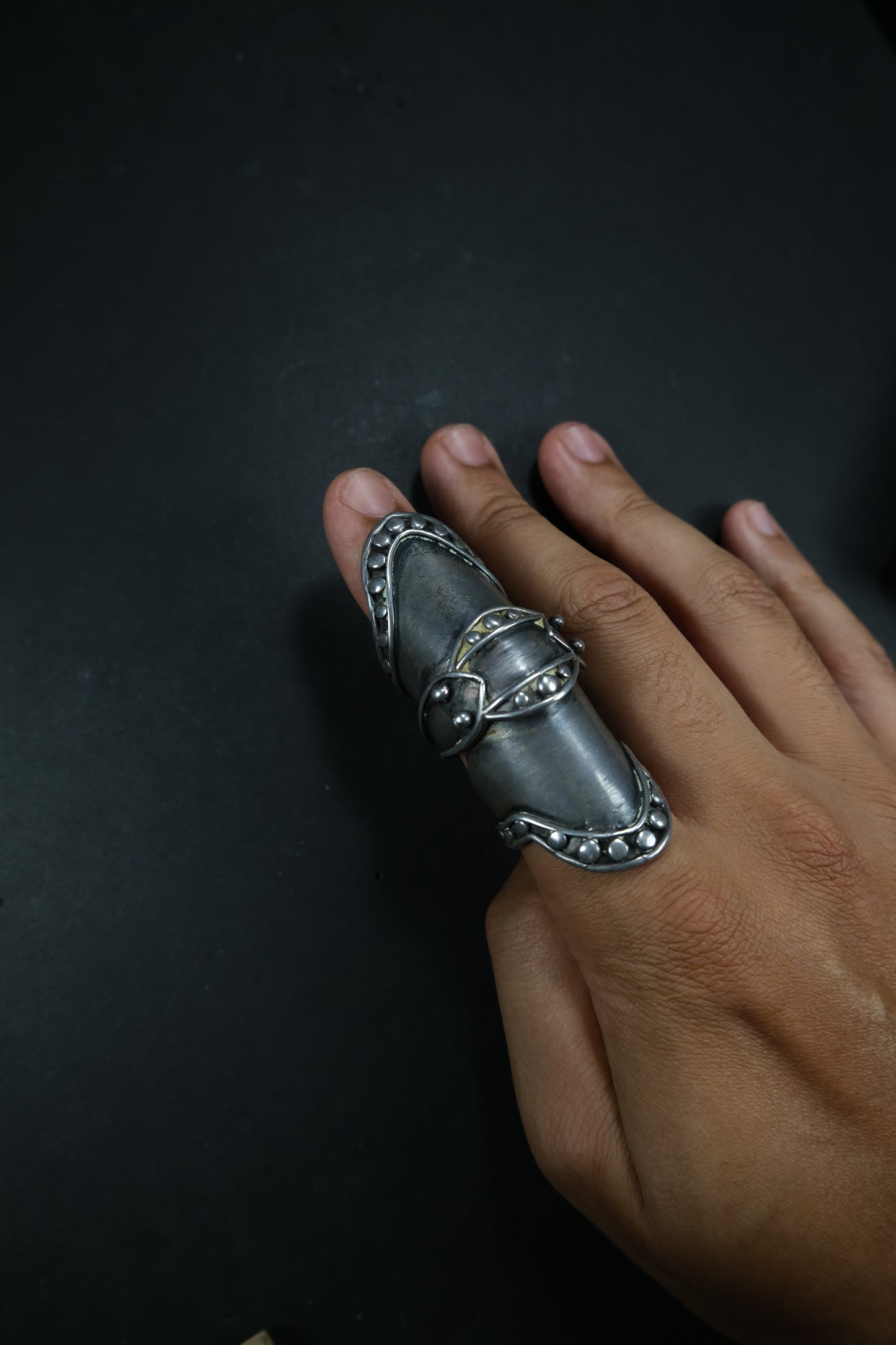 1970s Armour Ring