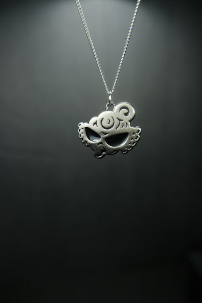 Hysteric Glamour Silver Brushed Necklace