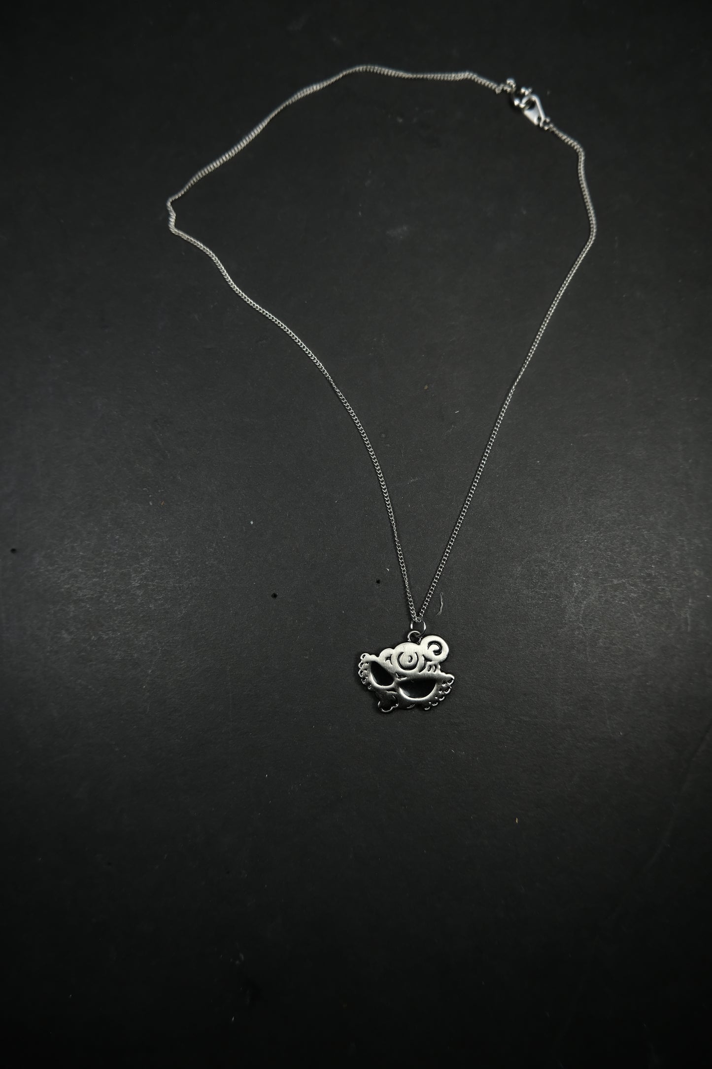 Hysteric Glamour Silver Brushed Necklace