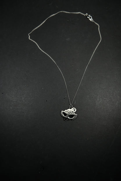 Hysteric Glamour Silver Brushed Necklace
