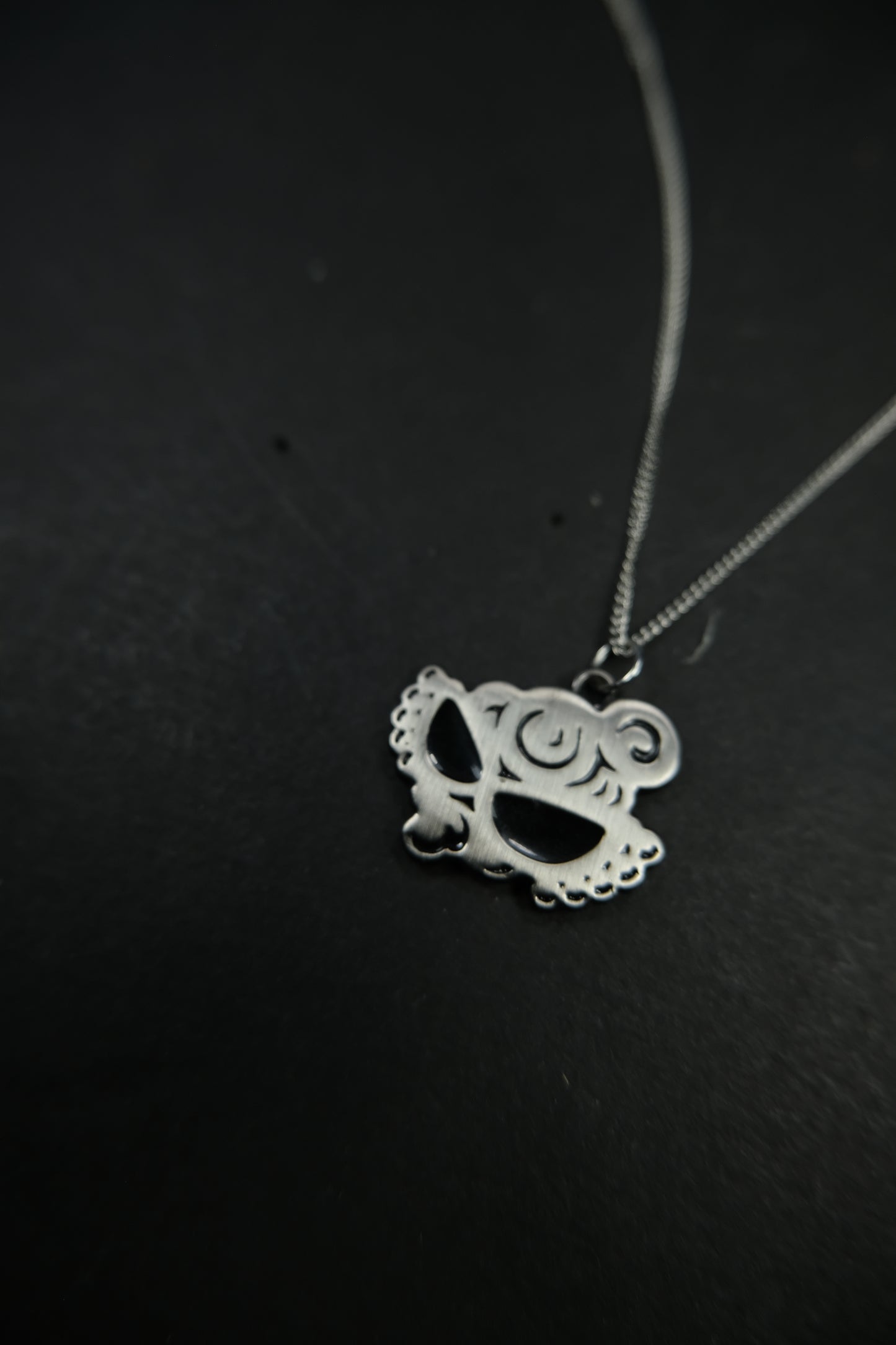 Hysteric Glamour Silver Brushed Necklace