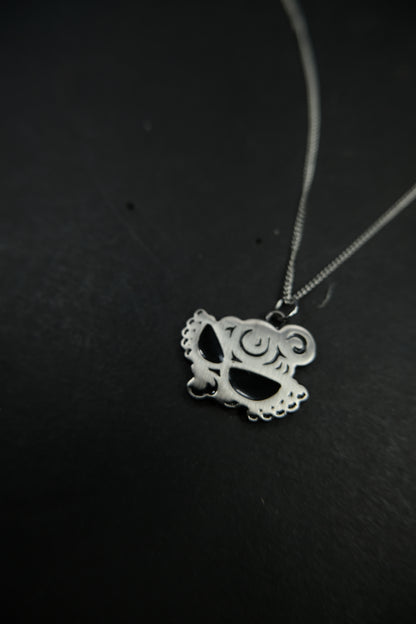 Hysteric Glamour Silver Brushed Necklace