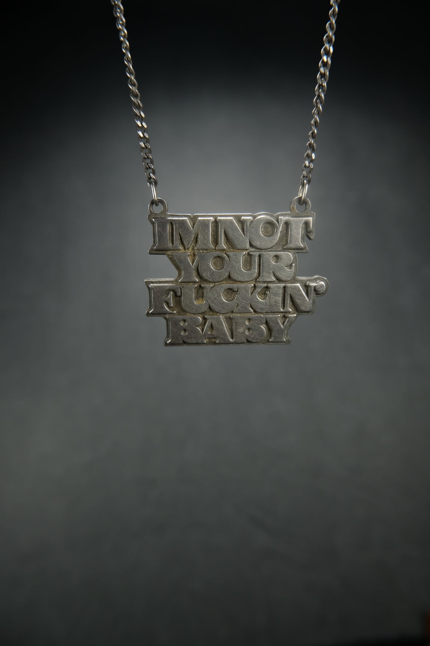 Hysteric Glamour Sterling Silver INYFB Necklace