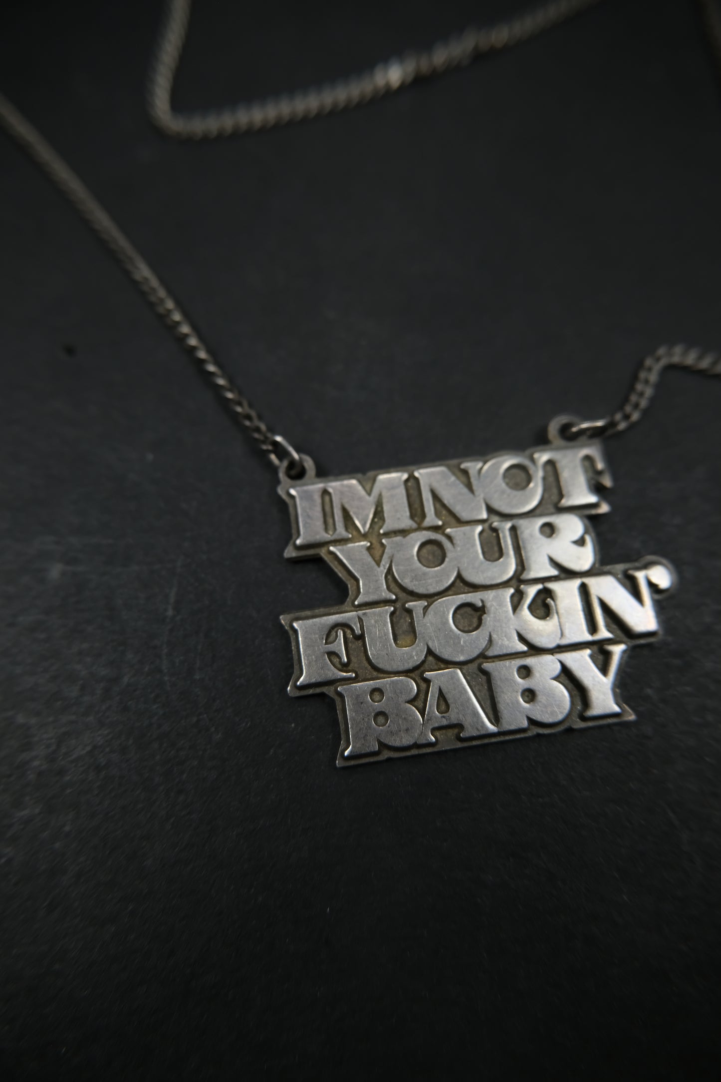 Hysteric Glamour Sterling Silver INYFB Necklace