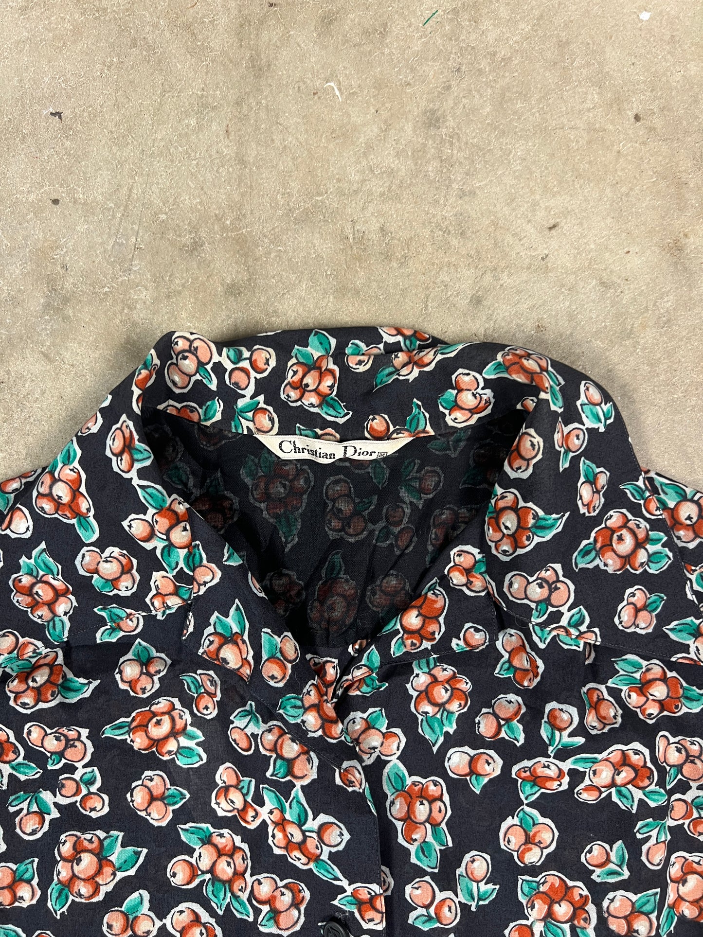 Vintage Dior Cherry Shirt